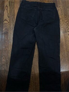 Classic Black Straight-Leg Pants